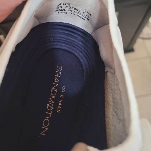 New Cole Hann Men's Grand Motion Woven Stitchlite Opttic White Sneakers Size 11 - Picture 5 of 6